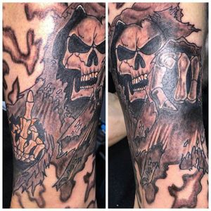 Grimm reaper start to a sleeve