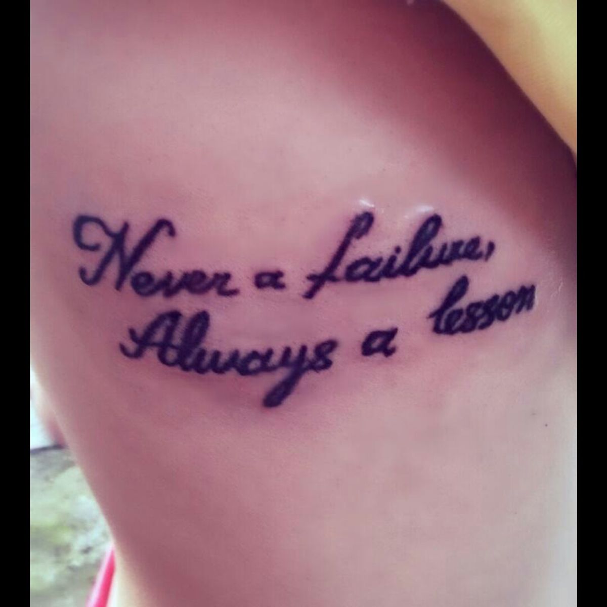 Tattoo uploaded by Petya • Never a failure, always a lesson tattoo