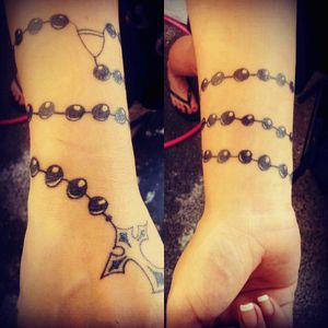 Rosary tattoo done 2hours #DYNAMICBLACK#5RL client: mhay reyesTattoo artist: patrick