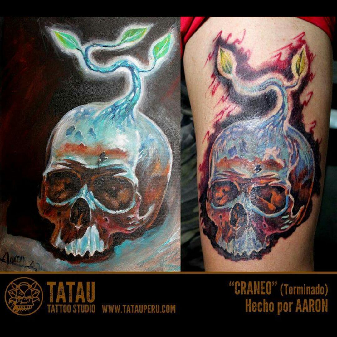 Tattoo uploaded by Mario Eze • #Calavera #CalaveraTattoo #fullcolortattoo #craneo #Tattoo #Argentina #Peru #Tatautattoo • Tattoodo