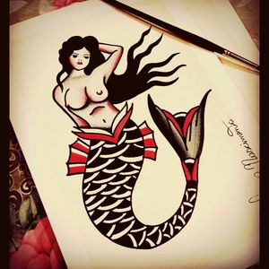 #mermaid #sereias #oldschool #traditional #lucasnascimento