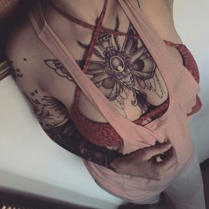 #onyxtattoo #belgrade #TattooGirl #girlytattoo #chest