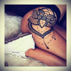 Tattoo uploaded by Becky • #blacklace #hip #thigh • Tattoodo Tattoo uploaded by Becky • #blacklace #hip #thigh • Tattoodo