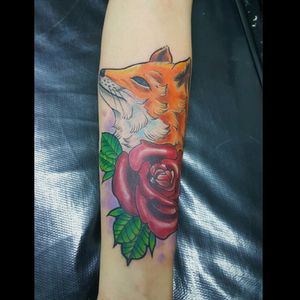 By @paulovidalart #tattoo #tattoos #tatuagem #tattooartist #art #fox #ink #inked #tattooink #foxtattoo #southtattoo #paulovidalart