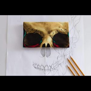 #drawing #skull #penciltopaper #sketchbook
