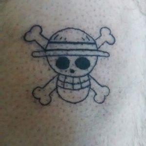 One Piece. Tattooed by The Bone Artes (me) #onepiece #manga #anime #luffy #goingmerry #electricink #electricinkbrazil #brazil #thebone #theboneartes