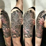 Japanese Half Sleeve with goldfishs #tat #tatt #tattoo #tattoos #tattooed #tattooedarm #tattooedguy #cooldtattoo #sleevetattoo #japanesestyle #traditionaljapanesestyletattoo #blackandgreytattoo #goldfishtattoo #japanesesleevetattoo #yakuzatattoo #yakuza #japstyle #inked #inkedandsexy #tattooedandsexy #tattooedandnaked #tattooeddaddy #shanerascal #shanetattoostudio #terengganuboy #chukaikemamantattoo