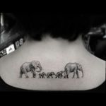 #Elephant family, #backtattoo by #DrWoo