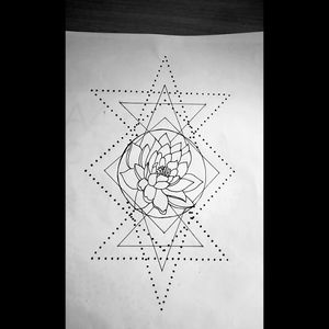 #tattoodesign #tattoo #design #lotus #geometric