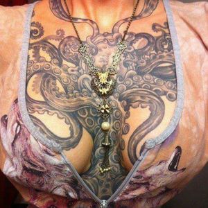 Beautiful #octopus tattoo