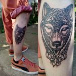 Celtictattoo wolf. Design and inked by Mastilogradnja #design #celtictattoo #wolftattoo