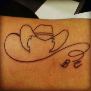 Minha primeira #tattoo #bcw #firsttattoo #cowboy #cowboytattoo
