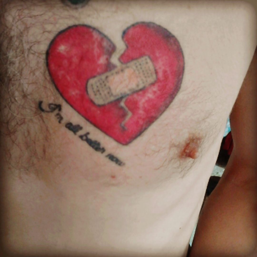 Tattoo of Hearts Bandaids