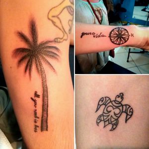 Made 3 custom small black works #tattoo #customtattoo #blackwork #linework #shading #lettering #palmtreetattoo #compasstattoo #maoritattoo #polynesiantattoo #turtletattoo #tattooedgirl #inkedgirls #PuraVida #CostaRicaTattoo #AndrésPeñaTattoos