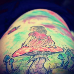 #watercolour #mushrooms  @milkytattoodle #butterfly #galaxy