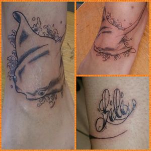 #pipobazinga #ink #tattoo #raytattoo #fishtattoo #lettering #blackandgreytattoo #tattooapprentice