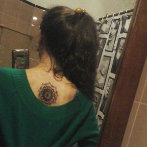 New one!! #Mandala #flower #TattooGirl