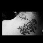 detail. #tattoo #necktattoo #roses