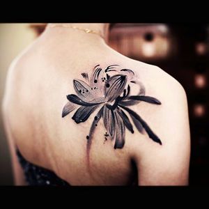 #abstract #flower #inkpainting #watercolortattoo by newtattoo