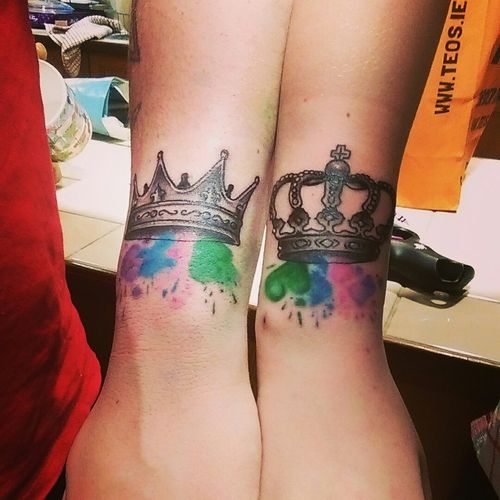 Matching tattoos with my S.O ❤💑💪