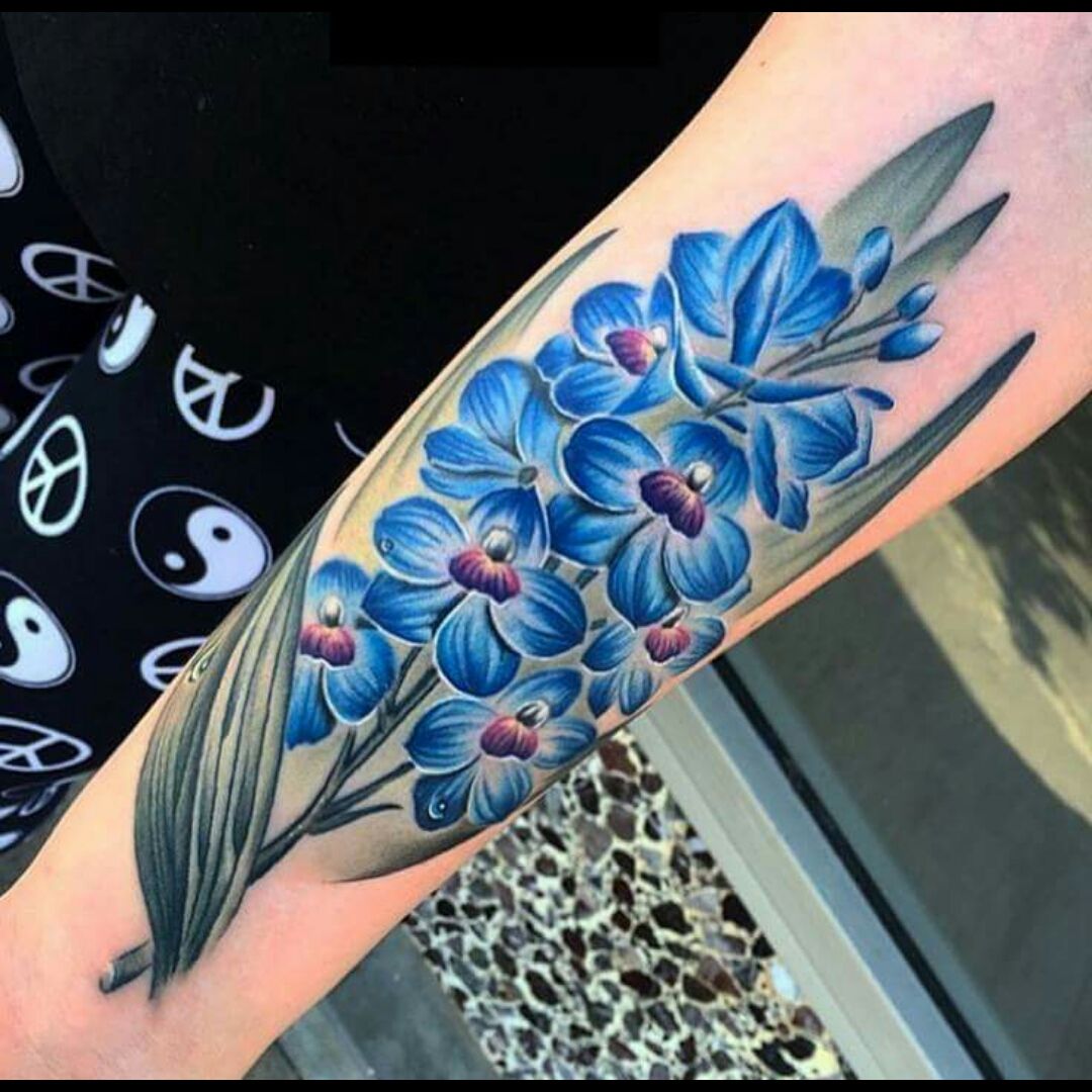 Larkspur Tattoos Symbolism Meanings and More