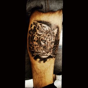 Realistic Leopard done by myself...on myself.#leopard