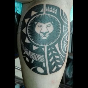 #tattoo #maori #InkTattoo #hotflametattoo #Intenzetattooink #lion #geometric