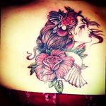 #myfavorite piece is this #beautifulCoverUp done so perfectly by a local Artist #NathanMartin #Montague #PrinceEdwardIsland #Canada . He did what I was beginning to believe could not be done and #Transformed a horrible #Mistake into a #BeautifulWorkOfArt and without even knowing it chose a piece that represents my fathers #RomaniCulture ... #CouldNotBeMoreProud