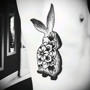 Finished bunny flower