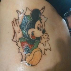#waltdisney #MickeyMouse #tattoo #love #tear #rip