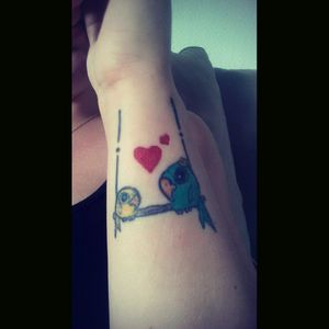 #birds #mom/daughter tattoo#myowndesign