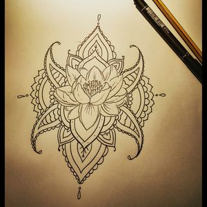 #paisley #lilly #flower #drawing #mydrawing #mydesign #tat #tatt #tattoo #tattooartist #swag #girly #dainty #linework #likemypic #instattoo #nopain #nogain #uk #england #detail