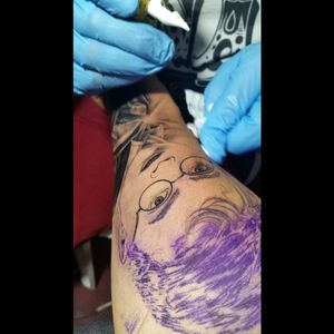 #tattoo #blackandgrey #Calitattoofestival #harrypottertattoo by Ronald Team tattoo