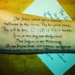 #bible #prayer #blackandgrey Tattoo I did for my nephew