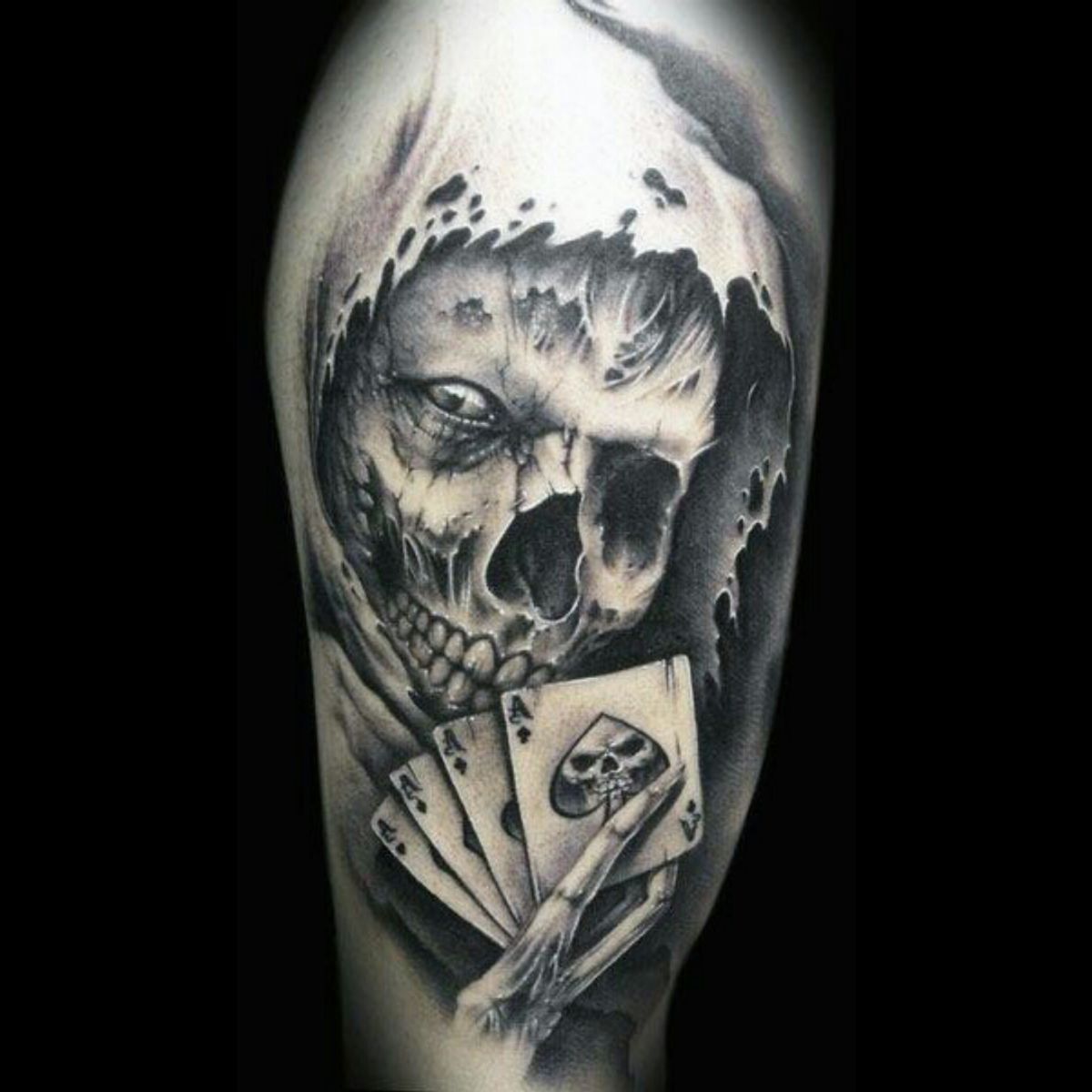 Tattoo uploaded by inkedddemons • inkedd.net Phenomenal Skull Tattoos ...