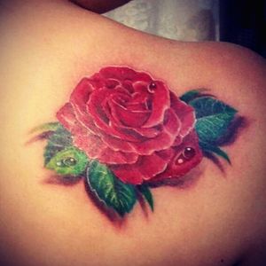 #realistic #rose #tattoo of the day... for more info #8999478835#tattooartist #tattooart #wartercolortattoo #arte #tattoocollector