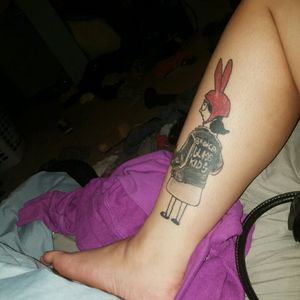 Up close shot of my #louisebelcher tattoo. #BobsBurgers #brokenglasskids #wellcutyou