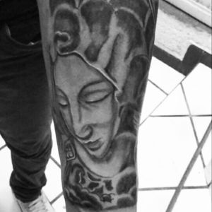 Virgin Mary #tattoo #blackandgrey #realistic #portrait #artistamexicano