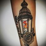 "It's Just A Spark" Candle Lamp tattoo by Milan at Romiley Ink UK