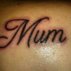 This is my mum tattoo after my mum passed away x