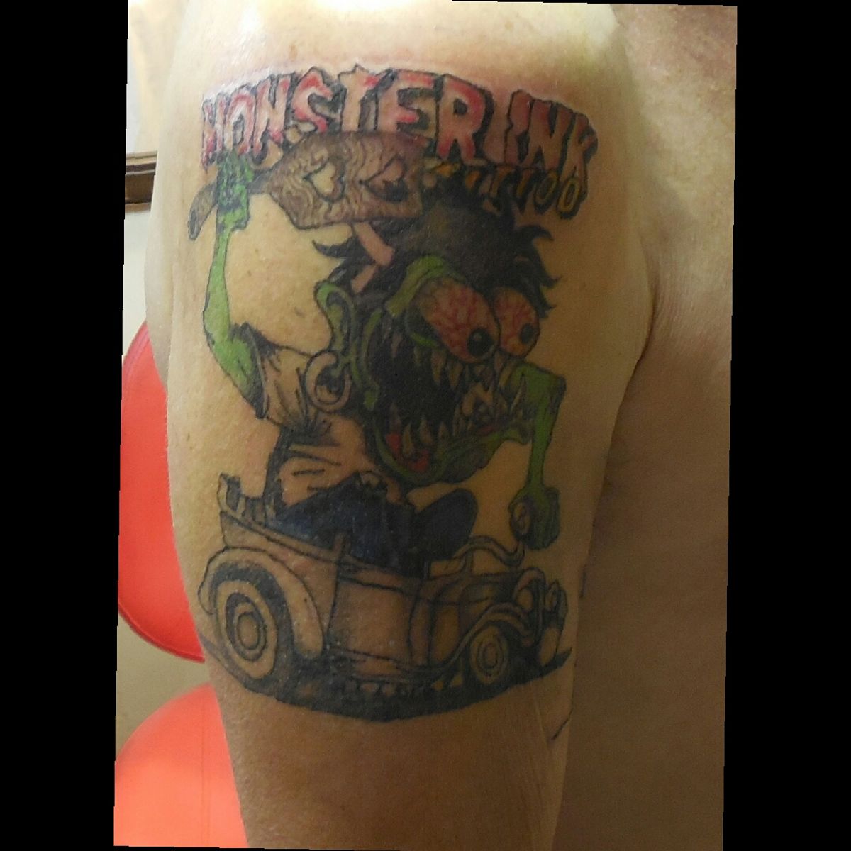 Tattoo uploaded by Allen Moller • Tucson Monster Ink Tattoo logo by