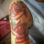 #tattoo #traditional #neotraditional #roses #redroses #rosestattoo