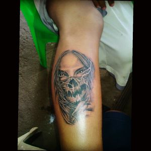 Tattoo DobleFace At AcahualInk Tattoo Shop by Mr Garay 505