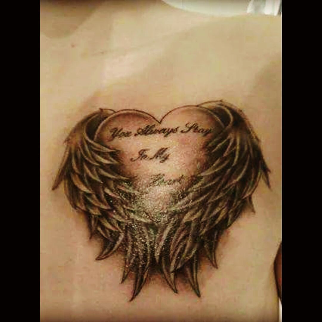 Discover more than 73 heart and angel wings tattoo latest - esthdonghoadian