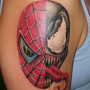 Spiderman and venom