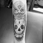 #owl #dayofthedead #sugarskull