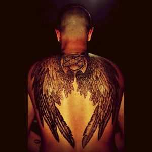 #wings #blackandgrey #atheism #freedom #fullback #backtattoo #back
