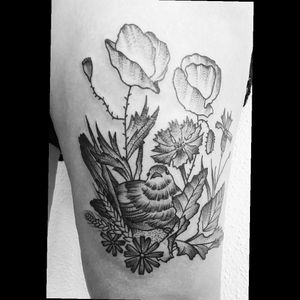 My souvenir from Poland: dotwork tattoo by Renton Stelmach at Stara Baba Tattoo in Warsaw.#dotwork #dotworktattoo #floral #animal #flowers #blackink #blackwork #blckwrk #blackworktattoo #blckink  #Poland #warsaw #starababatattoo #rentonstelmach
