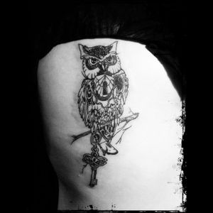 #owl#ribtattoo