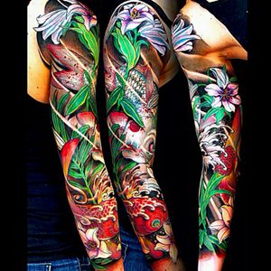 Awesome koi sleeve